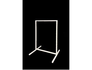 Square Panel Signage Frame - White - Small