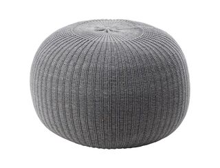 Grey Ottoman Pouf