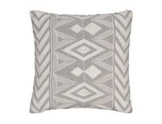Light Grey Aztec Cushion