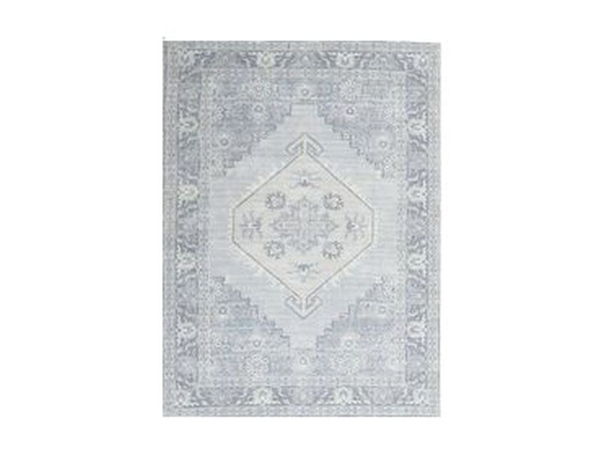 Olympic Party Hire Traditional Rug Faded Blue