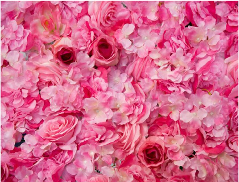 Tropical Pink Flower Wall ​ | Olympic Party Hire