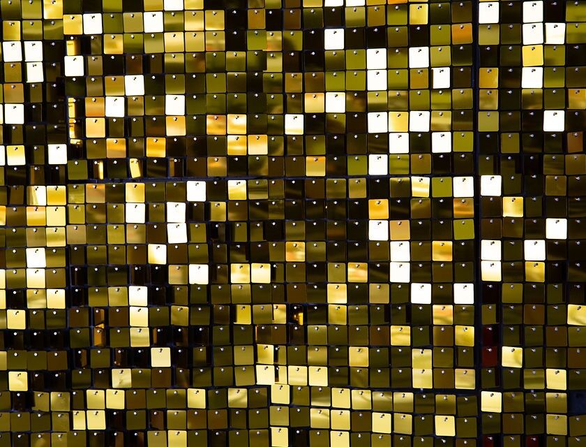Gold Shimmer Wall