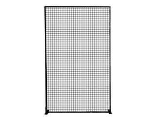 Rectangular Mesh Wall - 1.2m Width in Black