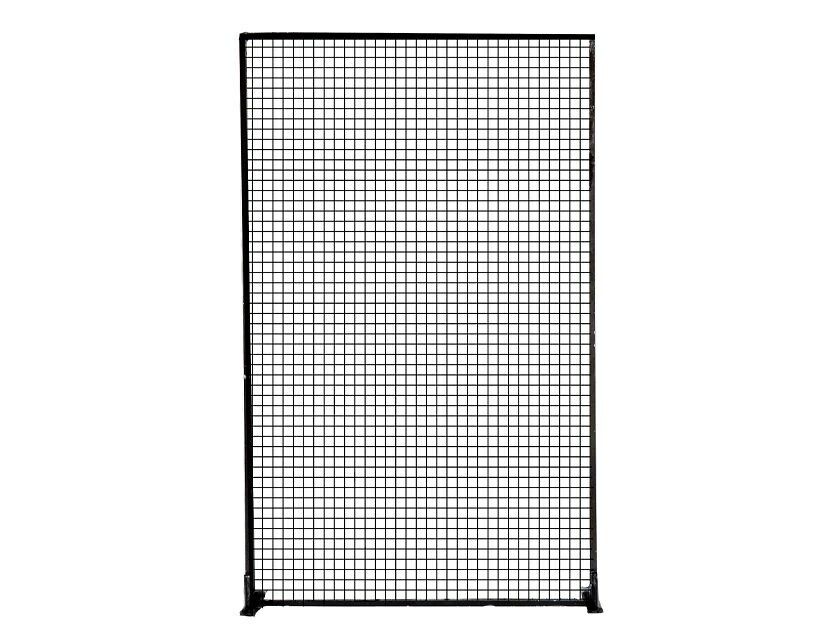 Rectangular Mesh Wall - 1.2m Width in Black