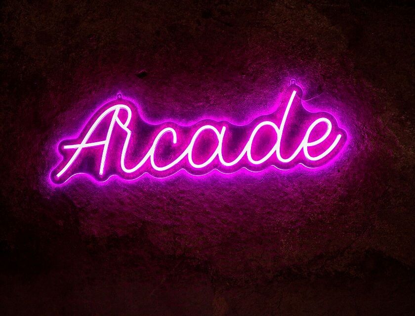 Arcade - Neon Sign - Pink