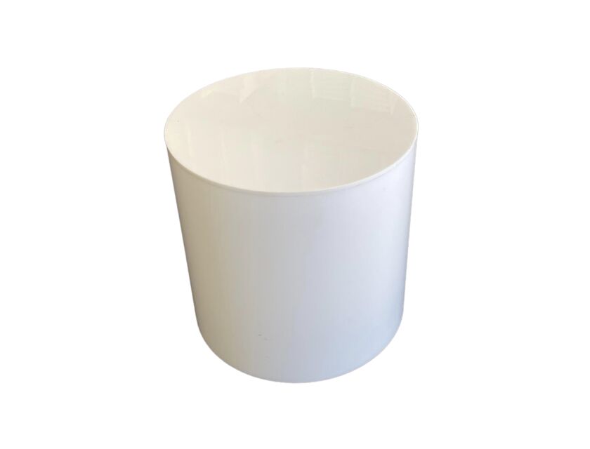 Round Plinth White - 30cm