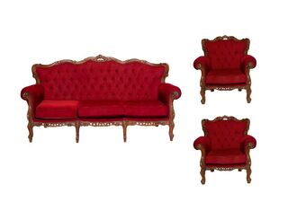 Vintage Lounge Set - Colonial Red