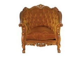 Vintage Lounge Arm Chair - Mustard