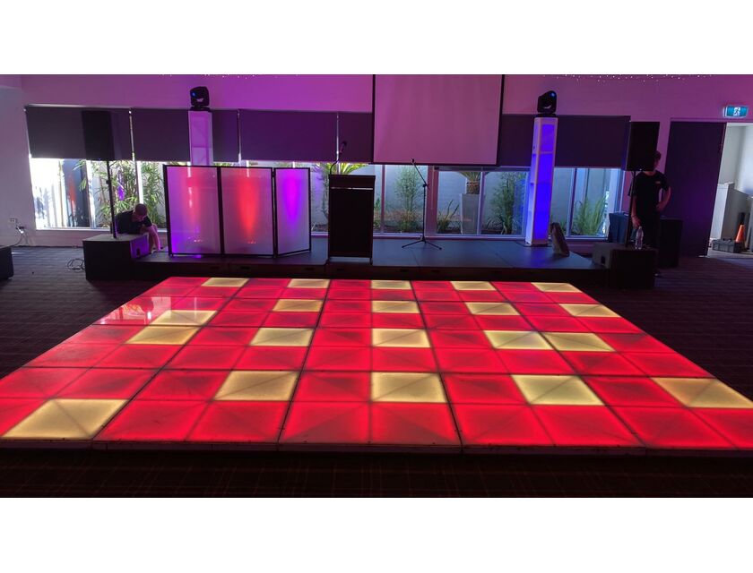 Olympic Party Hire LED Dancefloor 3m x 3m