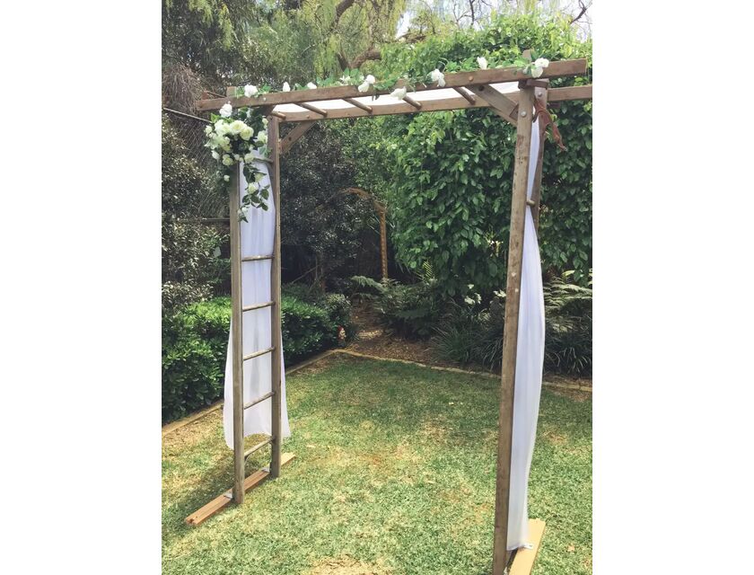 Rustic Wedding Arbour