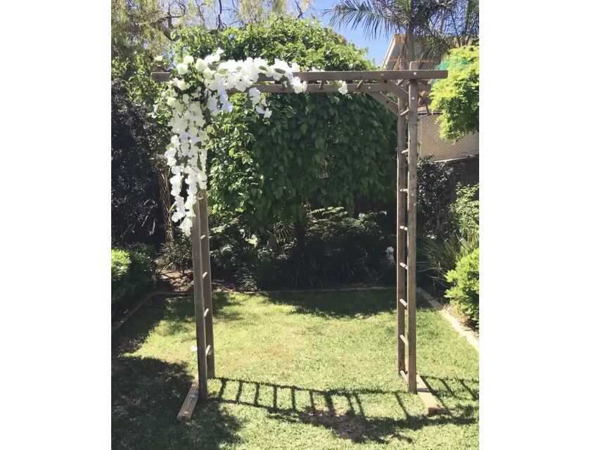 Rustic Wedding Arbour