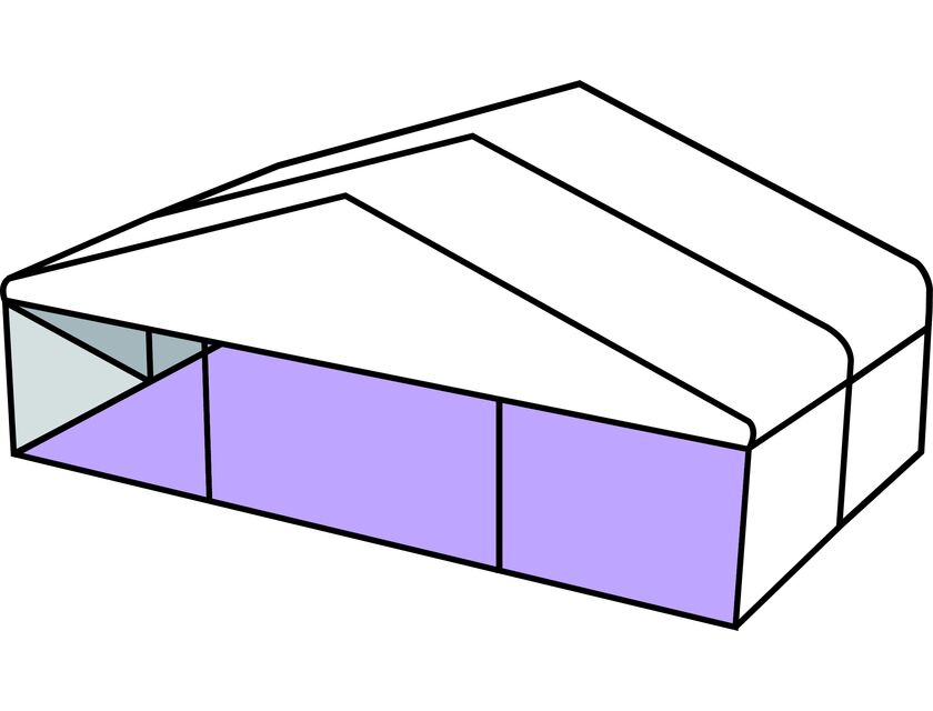 White Roof Pavilion - 12m x 6m