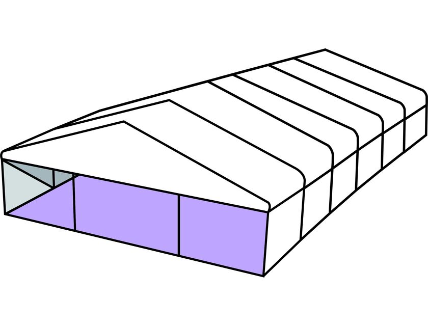 White Roof Pavilion - 12m x 18m