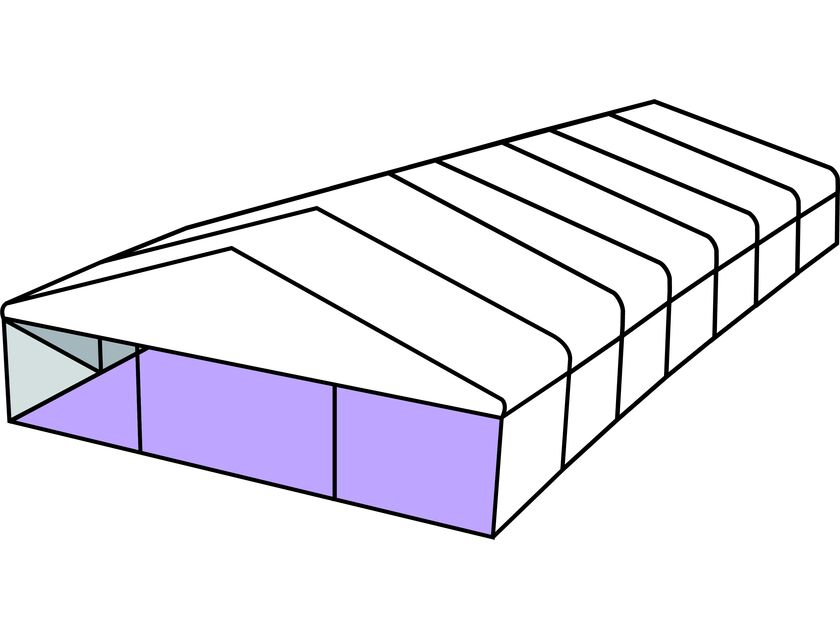 White Roof Pavilion - 12m x 21m