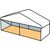 White Roof Pavilion - 8m x 3m