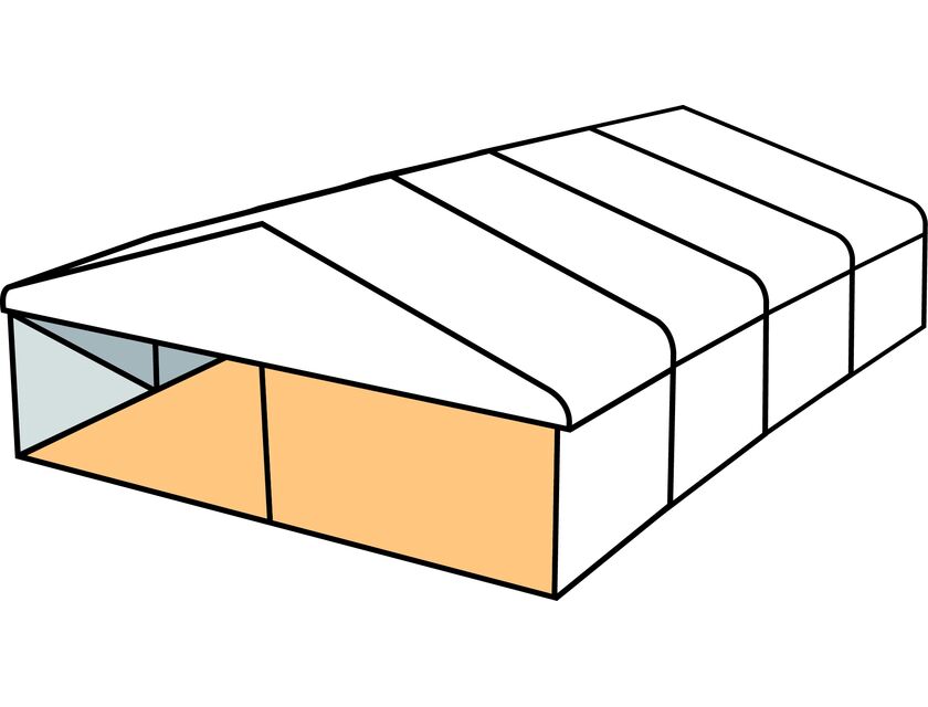 White Roof Pavilion - 8m x 12m - 8m x 12m