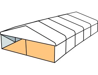 White Roof Pavilion - 8m x 15m