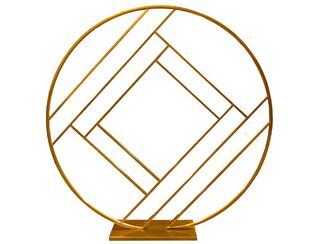 Deluxe Gold Round Frame