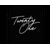 Twenty One - Neon Sign - White