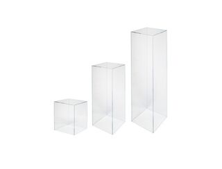 Clear Plinth Package - Set of 3