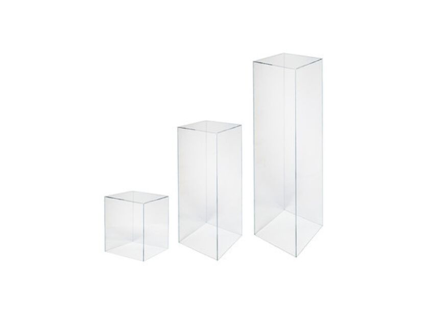 Clear Plinth Package - Set of 3