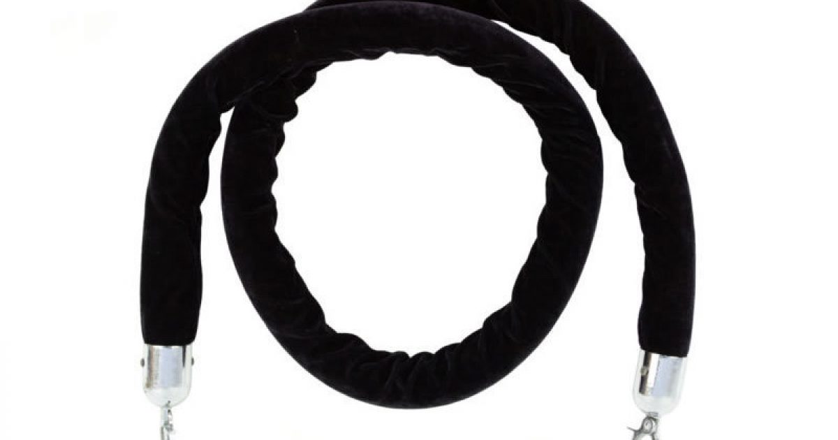Bullards Rope Olympic Party Hire | Bollard Rope - Black