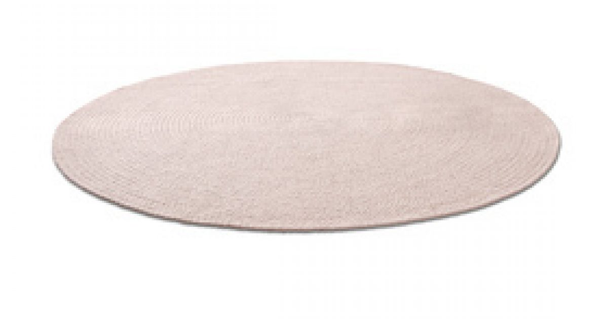 Braided Round Rug Pink Olympic Party Hire, 3m Round Jute Rug